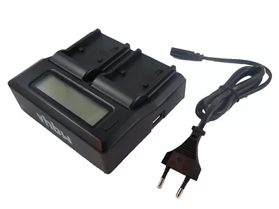 2in1 DUAL CHARGER + DISPLAY For Panasonic Lumix DMC-TZ100DMC-TZ101 • £36