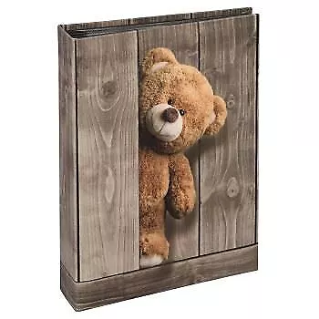 Memo Slip In Photo Album Memories Holds 200 6x4  Cute Standing Teddy Bear Design • £14.32