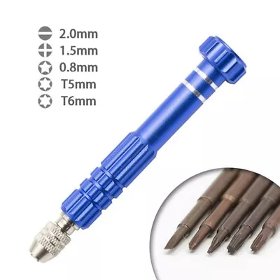 5-in-1 Precision Screwdriver Set (torxT5~T6+1.5-2.0star0.8) For Electronic • $15.50