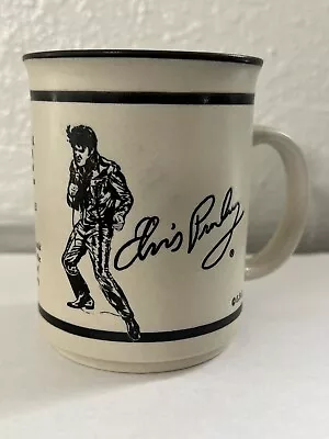 Elvis Presley EPE Biography MUG CUP 4” Pink Interior • $2.99