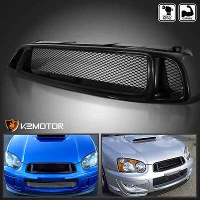 Fits 2004-2005 Impreza WRX STI Black Mesh Style Front Hood Grille Assembly 1PC • $38.38