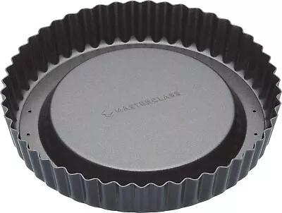 MasterClass KCMCHB84 Sponge Flan Tin With Loose Base And PFOA Non Stick Heavy • £19.72