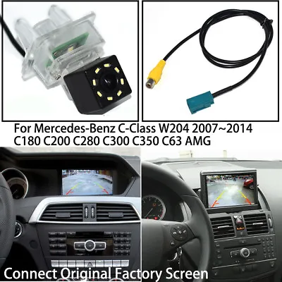 Rear View Reverse Backup Reversing Camera For Mercedes Benz C Class MB W204 S212 • $67.92