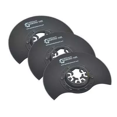 Versa Tool AB3J-D 80mm HSS Semi-Circular Multi-Tool Saw 3 Blade Pack • $37.01