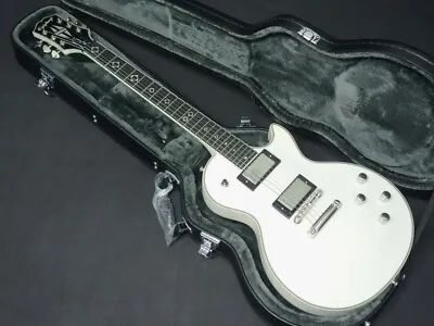 Epiphone: Jerry Cantrell Les Paul Custom Prophecy Bone White Electric Guitar • $1253.92