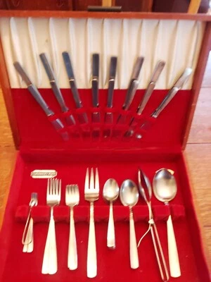 $70 • Buy Vintage Silver Plate Community Silverware Set