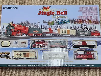 Cosmetic IssuBachmann Jingle Bell Express Electric Train Set E-Z Track HO Scale  • $49.99