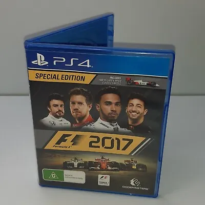 F1 2017 Special Edition PS4 Game Disc In Mint Condition  • $19.95
