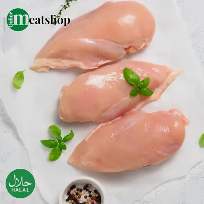 Onlinemeatshop Fresh Halal Chicken Breast Boneless Without Skin - Free Butchery • £105