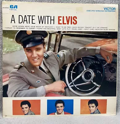 Elvis Presley - A Date With Elvis - LP RCA LSP-2011(e) 1963 Record NM • $28.08