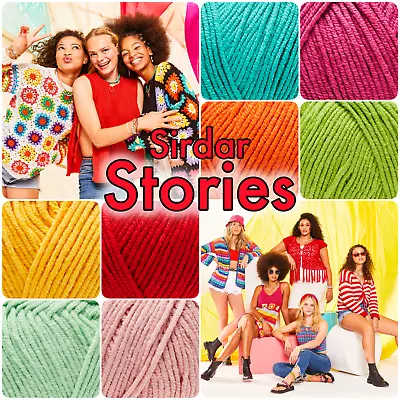 £2.75 • Buy Sirdar Stories Cotton Rich Blend Dk - 50g - Knitting/ Crochet Wool Yarn Pattern 