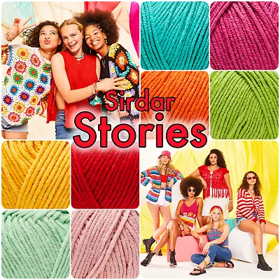 £2.75 • Buy Sirdar Stories Cotton Rich Blend Dk - 50g - Knitting/ Crochet Wool Yarn Pattern 
