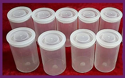 $3.99 • Buy   10PCS  Empty White Bottle 35mm Film Cans Canisters Containers