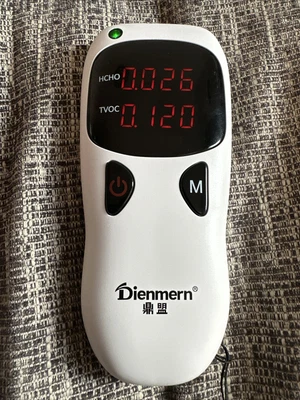 £8.20 • Buy  Air Quality Monitor Formaldehyde Detector With LED Display Portable Accurate Ai