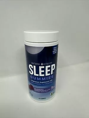 Natural Vitality SLEEP Blueberry Pomegranate 120 Gummies Exp: 04/2025 3mg Sealed • $25