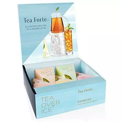 Tea Forte Tea Over Ice Sampler Pitcher-Size Iced Tea Infusers - Black Tea • $21.59