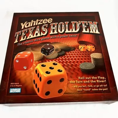 Texas Hold 'Em Poker Yahtzee Styled Dice Game New Open Box • $16.99