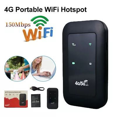 4G LTE Portable Mini WiFi Router 150Mbps Wireless Pocket Router WiFi Hotspot US • $23.94