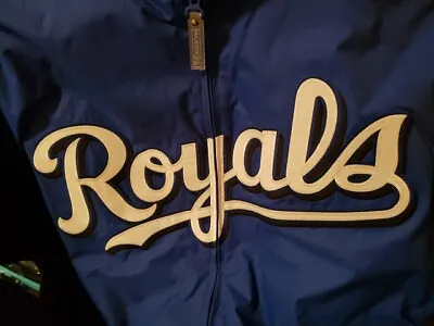 KC Royals MLB Authentic Majestic Mens XL Team Issued Jacket/Coat • $100