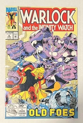 Warlock And The Infinity Watch #5 1992 Marvel Comic Book • $1.75