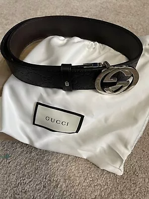 Gucci Belt Black Size Unknown. Fits Size 32 Waist • $210.50