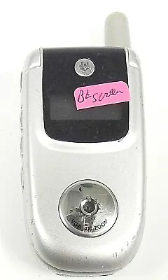 Motorola V220e - Silver And Black ( AT&T / Cingular ) Very Rare Flip Phone • $4.24