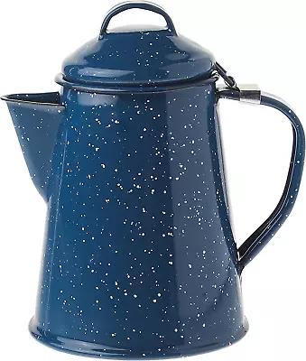 GSI Outdoors Enamel Coffee Pot For Storing Hot Coffee Tea And Water For Camping • $23.26