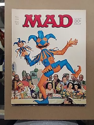 VINTAGE!!  Mad Magazine - #114 - OCTOBER 1967 - A CLASSIC!!. M2 • $9.99