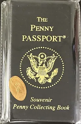 Penny Passport Souvenir Elongated Penny Album Folder + Gift 1 Coin Free Shipping • $11.35