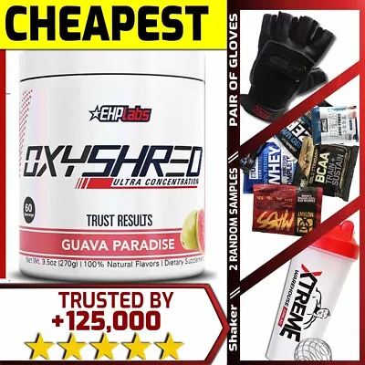 Ehp Labs Oxy Shred 60 Srv // Ehplabs Fat Burner Loss Oxyshred Thermogenic + • $64.95