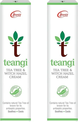 £10.60 • Buy 2 X Teangi Tea Tree And Witch Hazel Cream 28g, Soothing And Calming Treatment