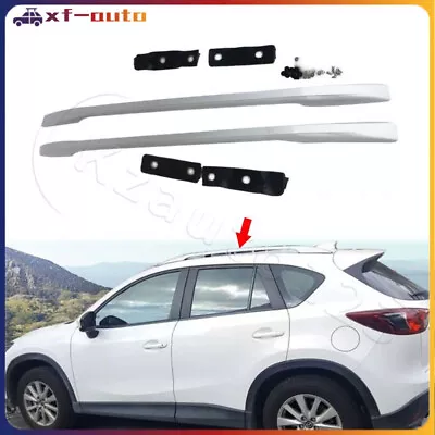 2PCS Roof Rack Rails Fits For Mazda CX-5 CX5 2017-2023 Silver Roof Rack Bars • $400.75