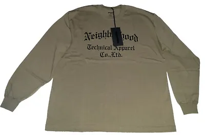 Rare Neighborhood Japan Olive Technical Apparel Co. Ltd. Long Sleeve Shirt XL • $29.99