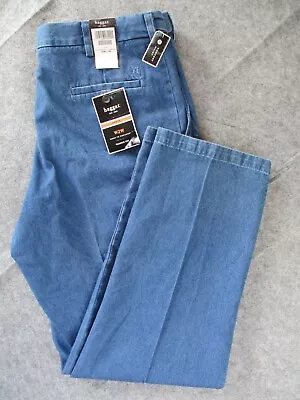 NEW Haggar Jeans Mens 40x34 Blue Denim Classic Fit Straight Leg Retro Outdoors • $18.65