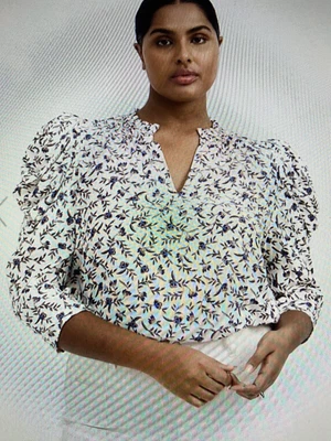 $19 • Buy Witchery Painterly Print Blouse Size 10 Still In Shops. Season 2023