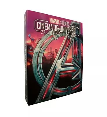 Marvel Studios Cinematic Universe 23-Movie Collection (Blu-Ray 8-Disc Box Set) • $32.99