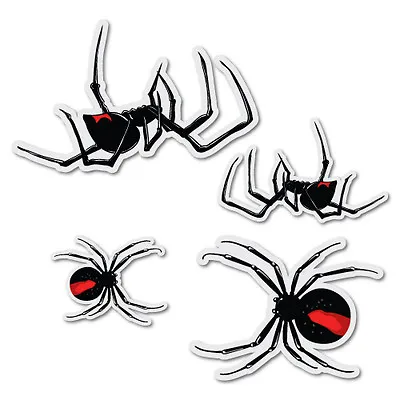 4x Redback Spider Sticker Aussie Car Flag 4x4 Funny Ute #7383EN • $5.99