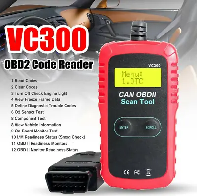 *NEW* VC300 OBD2 EOBD Car Scanner Code Reader Diagnostic Reset Tool For Honda • $44.99