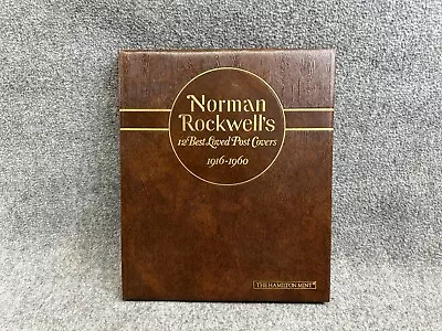 NORMAN ROCKWELL'S 12 Best Loved Post Covers 24K Gold On .999 Fine Silver Ingot • $449.99