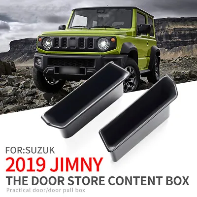 $25.19 • Buy Door Handle Storage Box For Suzuki Jimny 2019-2022 Front Door Accessories Holder