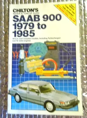 Chilton Repair Tune-up Manual 1979-1985 Saab 900 Including Turbocharged 16 Valve • $13.95