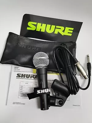 Genuine Shure SM58S Professional Microphone With Switch 1 Year Warranty  • £62.55