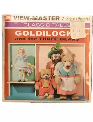 Vintage 1963 View Master Goldilocks & The Three Bears Classic Tales Sealed NEW • $19.95