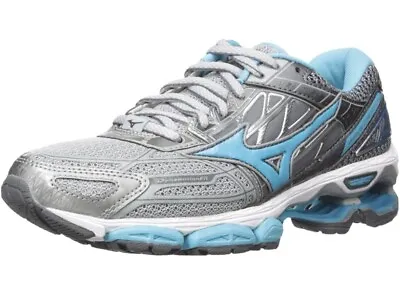 Mizuno Running Wave Creation Race Shoes Blue Atoll Gray Womens 11 Fast Ship • $87.20