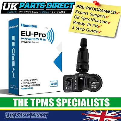 TPMS Tyre Pressure Sensor For Mercedes S Class (W222) (13-20) - BLACK - CODED • £39.98