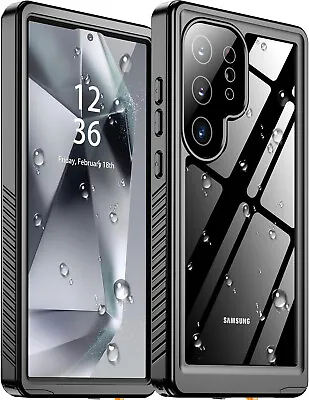 Samsung Galaxy S24 Ultra Case Waterproof 360 Full Body Military Shockproof Cover • £37.99