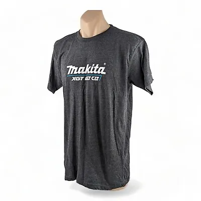 Makita XGT LXT Men's T-Shirt Tee Shirt Grey White Logo Tools Size Medium • $19.57