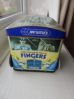Vintage 1980s McVities  Milk Chocolate Biscuit Fingers  Collectable Metal Tin • £2.50