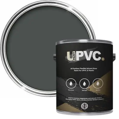 UPVC Paint Anthracite Grey 1L - Window - Door - Plastic - Guttering - Fascia • £35.99