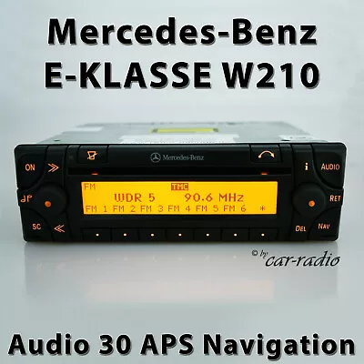 Genuine Mercedes Audio 30 APS Becker W210 Navigation System E-Class S210 Radio • $291.07